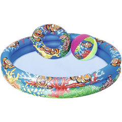 Bestway Inflatable Play Pool with 2-Ring 51124 - Colorland Toys