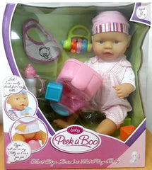 Peek a Boo First Steps Drink and Wet Baby Toy Set - Colorland Toys