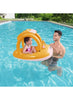 Bestway Friendly Fox Inflatable Baby Boat with Sunshade 94cm x 66cm 34168 - Colorland Toys