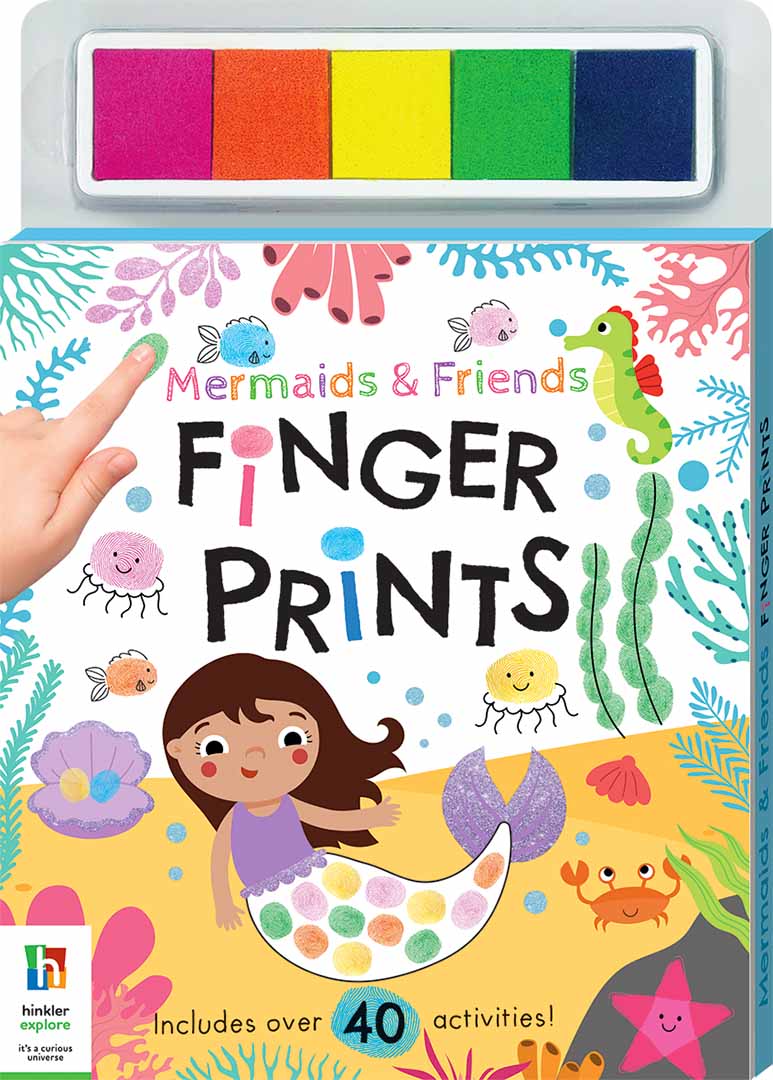 Hinkler Mermaids & Friends Finger Prints 924781 - Colorland Toys