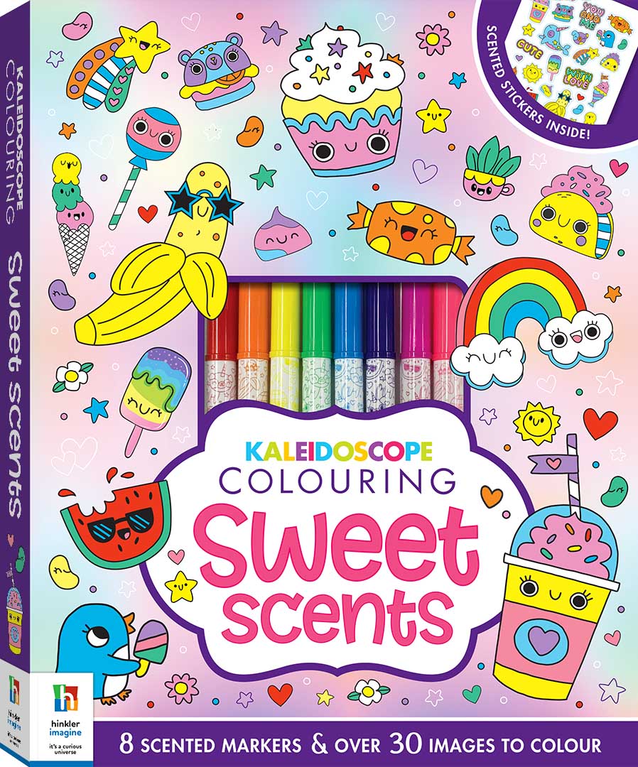 Hinkler Kaleidoscope Colouring Kit: Sweet Scents 806024 - Colorland Toys