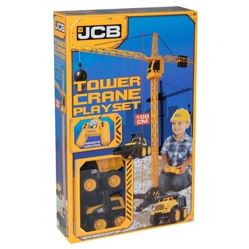 JCB Tower Crane Playset - Colorland Toys