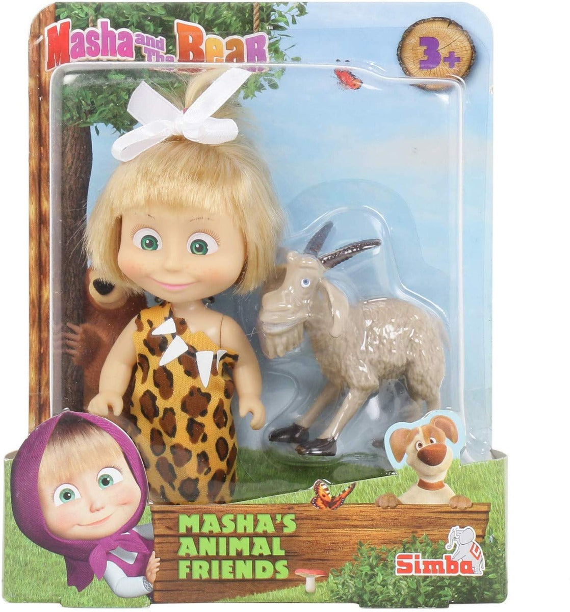 SIMBA Masha doll with a pet Assorted - Colorland Toys