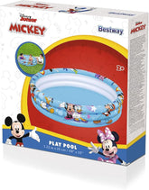 Bestway Disney Mickey Mouse 3-Ring Pool 48x10 inch 91007