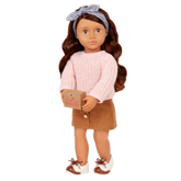 Our Generation Deluxe Chocolate Doll With Book, Coco BD31423Z