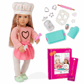 Our Generation Deluxe Baking Doll With Book, Emery BD31732Z