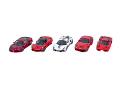 Product Description:
Experience Italian automotive excellence with the BBurago Ferrari Diecast Vehicles 5pcs Set, featuring five iconic Ferrari models at 1:64 scale. This collectible pack includes detailed replicas of the Ferrari 488 GTB, Enzo, 488 Pista, F12, and LaFerrari, each crafted in durable metal with premium finishes in classic Ferrari red and silver.
Perfect for collectors and car enthusiasts, these miniature cars reflect the signature design and spirit of Ferrari, offering an elegant addition to
