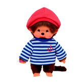 Monchhichi Sailor Beret Border Boy Plush M-200730