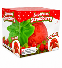 Squishy Squeeeeze Strawberry Scented 12cm Sensory Toy