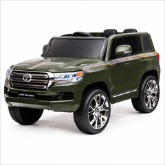 Toyota Land Cruiser 12V Kids Ride-On | Green JJ2022