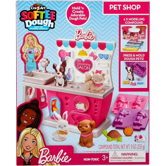 Cra-Z-Art Barbie Softee Dough Pet Shop - Colorland Toys