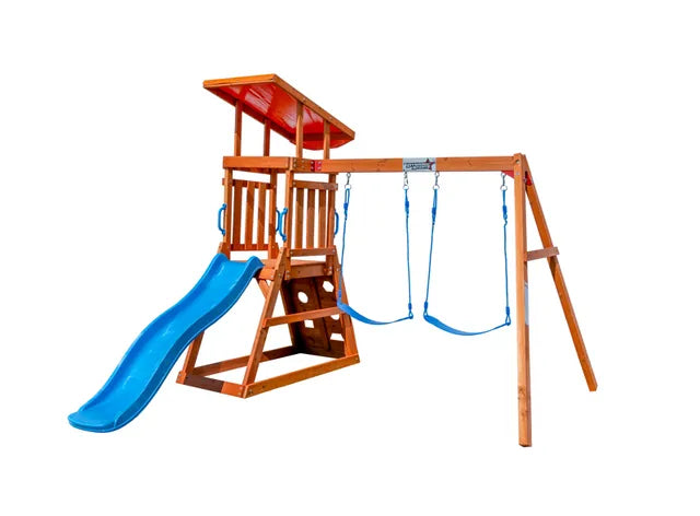 Dynamic Sports Arabian Cat Wooden Swing Set - Colorland Toys