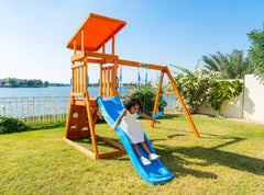 Dynamic Sports Arabian Cat Wooden Swing Set - Colorland Toys