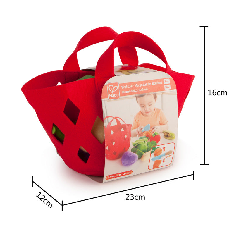 Hape Toddler Vegetable Basket E3167 - Colorland Toys