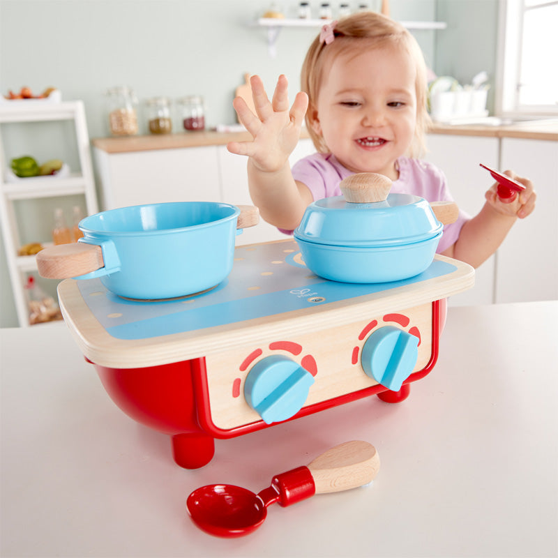 Hape Wooden Cooking Kitchen & Food Playset - Colorland Toys