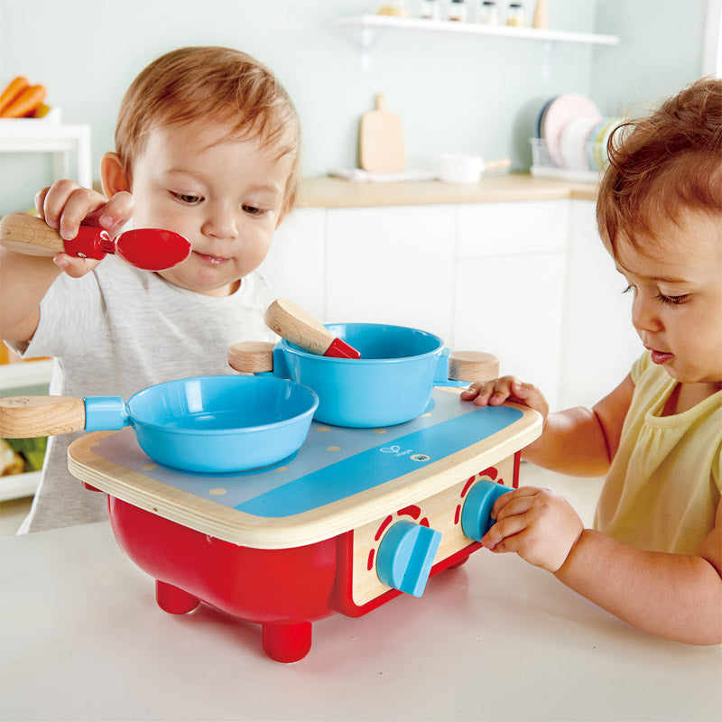 Hape Wooden Cooking Kitchen & Food Playset - Colorland Toys