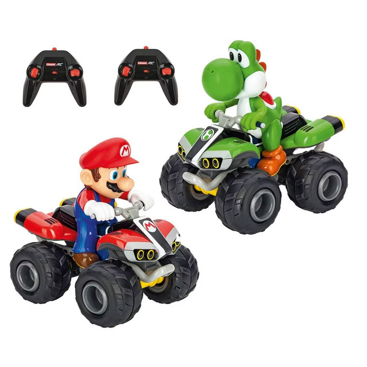Carrera Rc Mario Kart Twin Pack Mario Quad 1:40 Mario & Yoshi 400022 - Colorland Toys