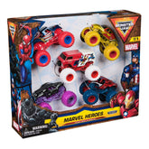 Monster Jam Mini Marvel Vehicle Scale 1:64 Pack of 5 6072344 - Colorland Toys