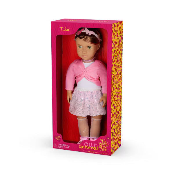 Our Generation Doll With Butterfly Ballet Outfit BD31724Z - Colorland Toys