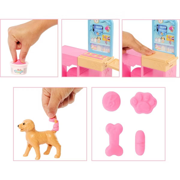 Barbie Fast Cast Veterinarian Clinic Playset With Pink Colored Hair Fashion Doll JFX93 - Colorland Toys