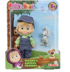 SIMBA Masha doll with a pet Assorted - Colorland Toys