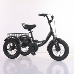 Bosheng Tricycle With Basket 12 Inch Black MN011 - Colorland Toys