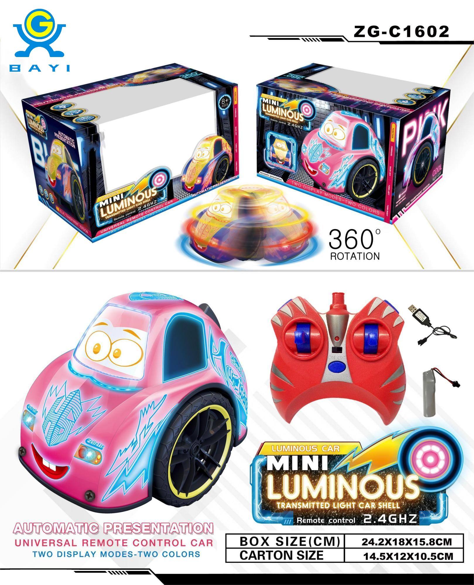 Zegan Mini Luminous Stunt RC Car With Lights And Sounds Asstd. ZG-C1602 - Colorland Toys