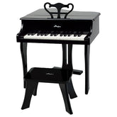 Hape 30-key Happy Wooden Grand Musical Piano Black - Colorland Toys