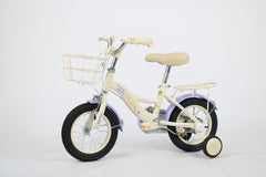 Qitong Bicycle With Basket 14 Inch Purple TN-B06 14IN - Colorland Toys
