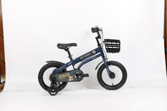 Qitong Bicycle With Basket 14 Inch Blue TN22A08 14IN - Colorland Toys