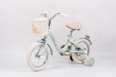 Raccoon Bicycle With Basket 14 Inch Green TN23R06 14IN - Colorland Toys