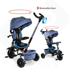 Mondo On & Go Moovi Explore Trike 5n1 Blue 28636 - Colorland Toys