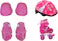 Top Gear Quad Skate Shoes 27-30 Pink TG-9008