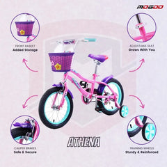 Mogoo Bicycle 20 Athena Light Pink