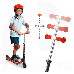Mondo On & Go Horizon 5.0 2 Wheel Scooter Red 28566 - Colorland Toys