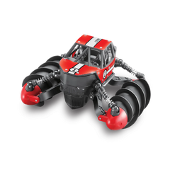Nitro2Go RC Climbing Car – 360° Rotating 4WD Stunt Vehicle with Remote Control, 90 Min Playtime, Red (N2G-698060) - Colorland Toys