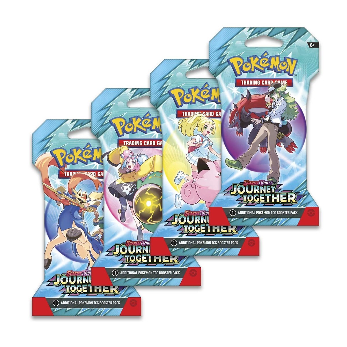 Pokémon TCG: Scarlet & Violet—Journey Together Booster Pack – 10 Cards – Model 10-10125-101 - Colorland Toys