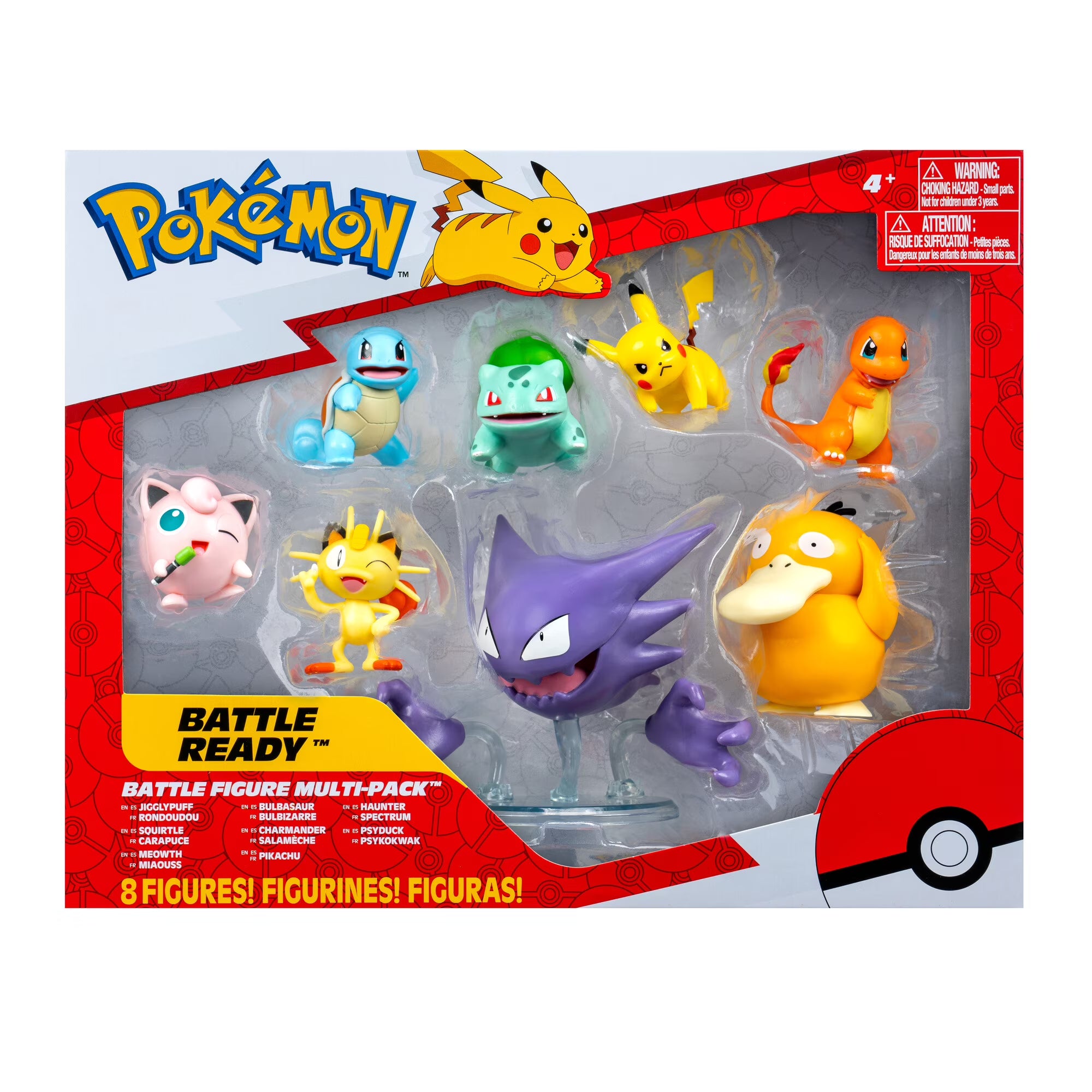 Pokemon Battle Figure Multi 8 Pack 97769 - Colorland Toys