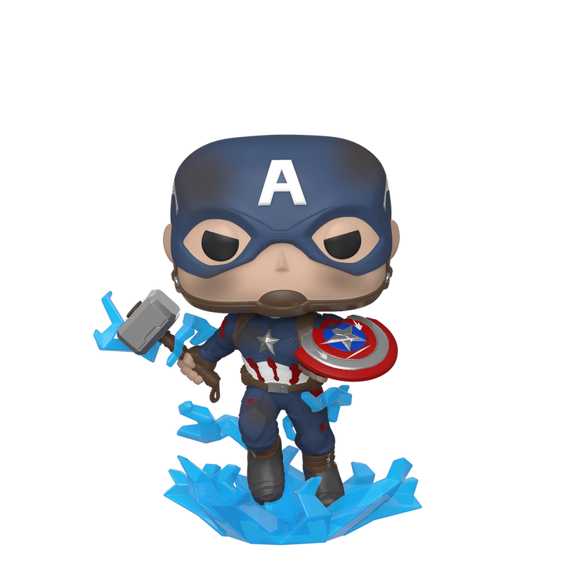 Funko Pop! Marvel Avengers Endgame – Captain America with Broken Shield (Model 45137) - Colorland Toys