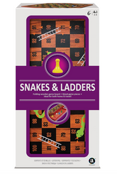 Ambassador Folding Wood Snake & Ladders Set TG1903 - Colorland Toys
