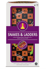 Ambassador Folding Wood Snake & Ladders Set TG1903 - Colorland Toys