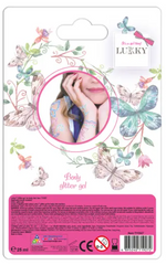 Lukky Body Glitter Gel with Brush - Pink 25ml LUK-T15395 - Colorland Toys