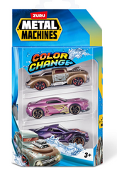 Metal Machines Color Change Car Pack of 3 67101 - Colorland Toys