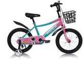 Mogoo Rider 16" Kids Bicycle - Pink & Teal - Colorland Toys
