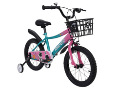 Mogoo Rider 16" Kids Bicycle - Pink & Teal - Colorland Toys