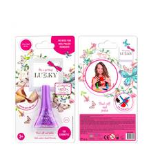 Lukky Peel-Off Nail Polish Confetti Mix - Lilac Pearl with Glitter 5.5ml LUK-T16757 - Colorland Toys