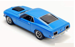 Motor Max 1970 Ford Mustang Boss 429 Blue 1:18 Series 73154 - Colorland Toys