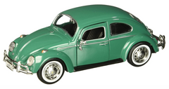 Motor Max 1966 Volkswagen Beetle Green 1:24 Series 73223 - Colorland Toys