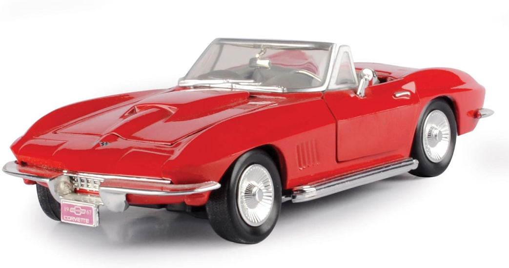 Motor Max 1967 Corvette Red 1:24 Series 73224 - Colorland Toys