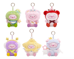 Upset Duck Geegeepig Countdown To Wishes Plush Keychain - Colorland Toys
